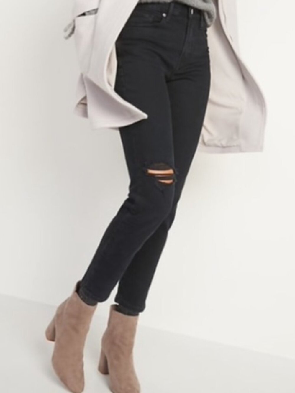 Bundle of 2 - Old Navy Straight Black Jeans Size 8